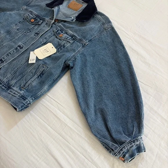 GAP X DÔEN Denim Jacket Sz Small NWOT - Picture 8 of 11